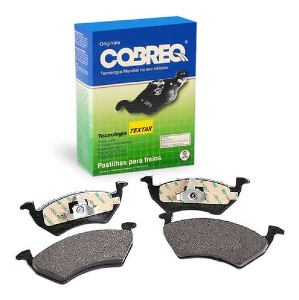 Encontraproduto.com.br - Pastilha de Freio Dianteiro Parati Gol G5 Saveiro MI Saveiro G5 Voyage G5 2004 em diante Cobreq N286 Sistema Teves FSII Plus