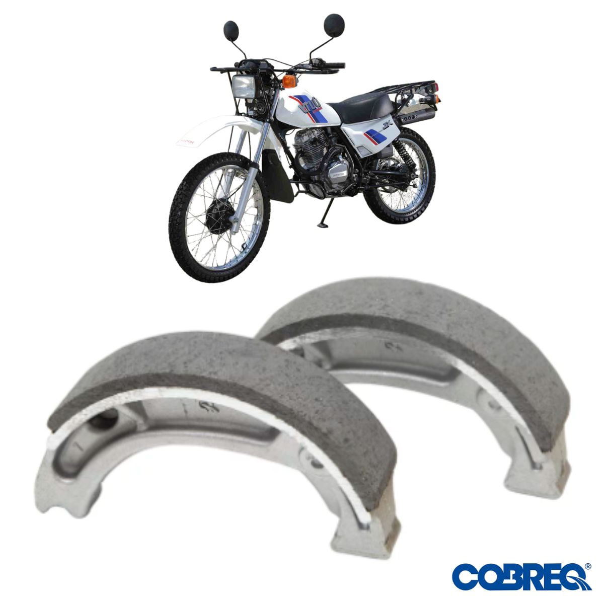 Encontraproduto.com.br - Patim Freio Cobreq (0320-Cp) Bros 150/160 T. - Pop/Biz 100