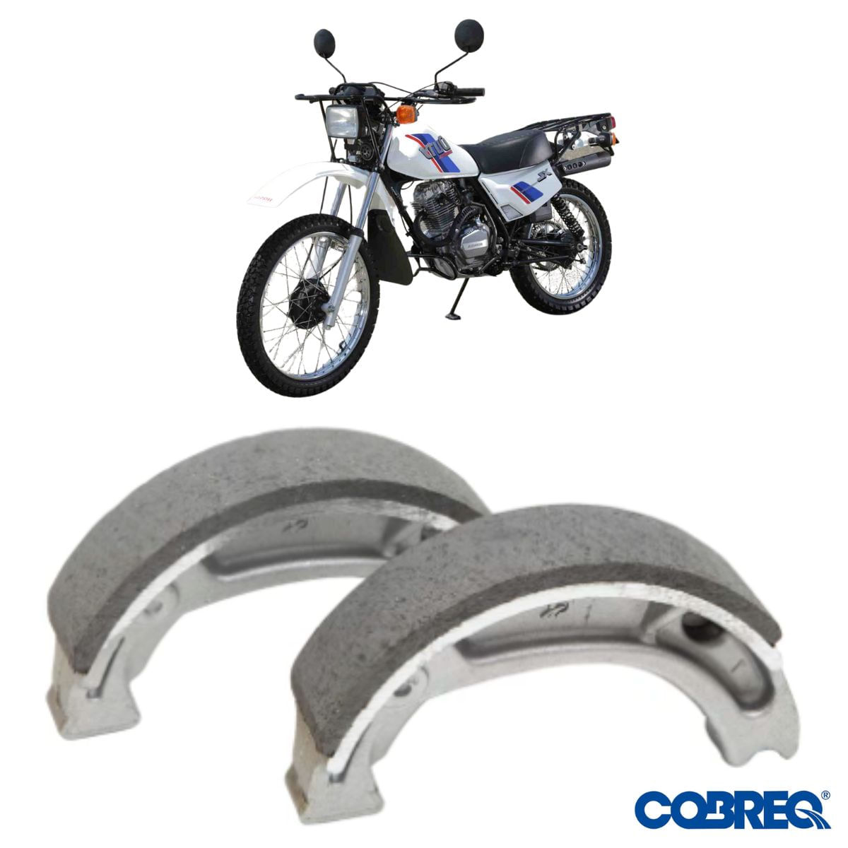 Encontraproduto.com.br - Patim Freio Cobreq (0320-Cp) Bros 150/160 T. - Pop/Biz 100