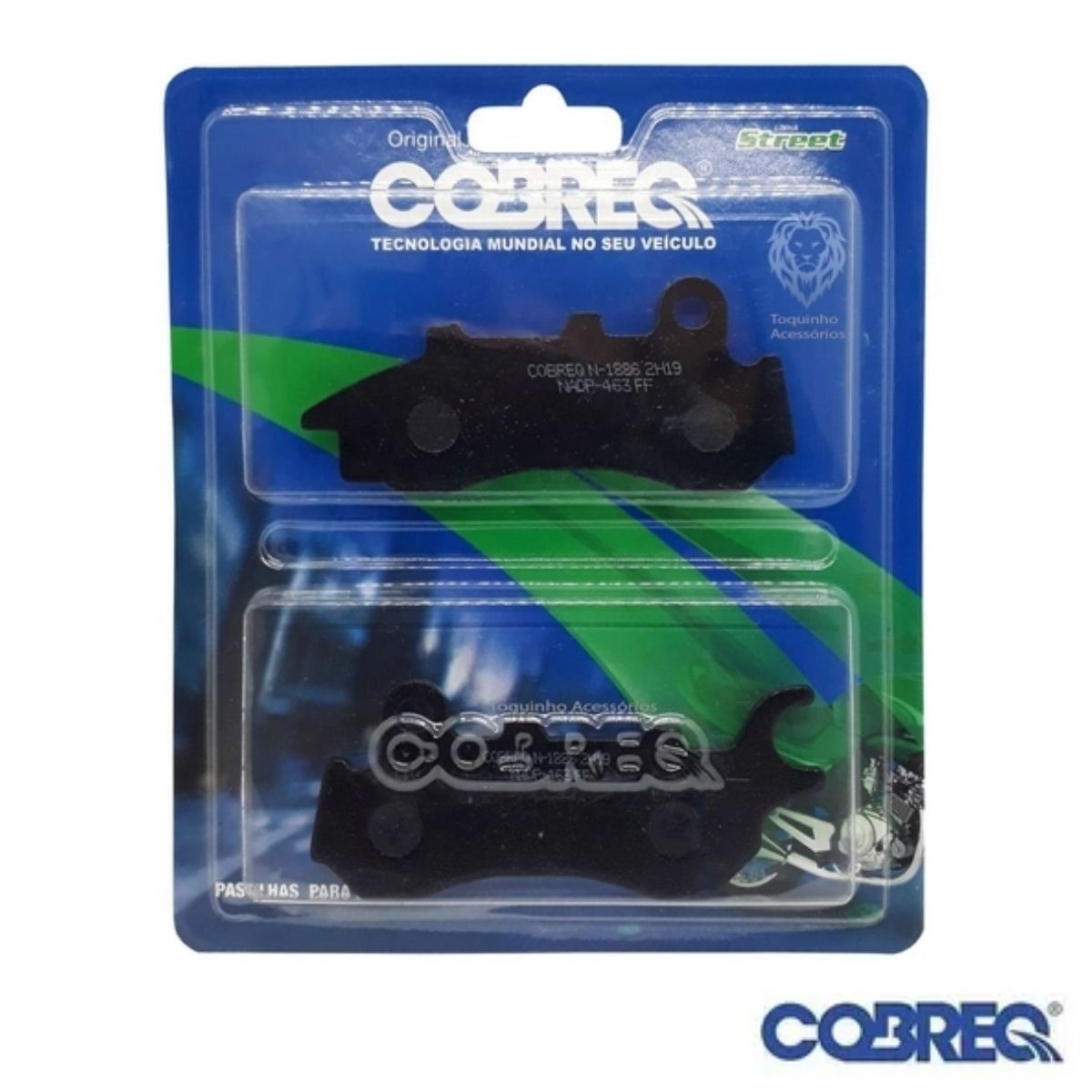 Encontraproduto.com.br - Pastilha Freio Dianteiro Cobreq Bros 160 Pcx150 Biz 125 Cbs