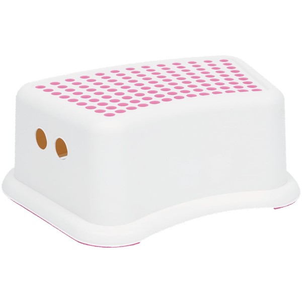 Encontraproduto.com.br - KIT TRONINHO E DEGRAU INFANTIL SANITÁRIO PINICO PRIVADINHA BEBE ANTIDERRAPANTE COM RECIPIENTE REMOVÍVEL BUBA Cor:Rosa
