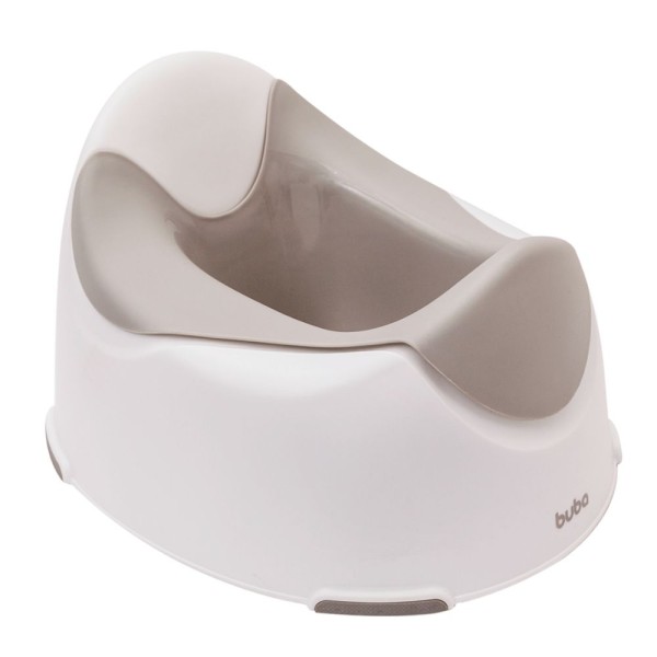 Encontraproduto.com.br - KIT TRONINHO E DEGRAU INFANTIL SANITÁRIO PINICO PRIVADINHA BEBE ANTIDERRAPANTE COM RECIPIENTE REMOVÍVEL BUBA Cor:Cinza