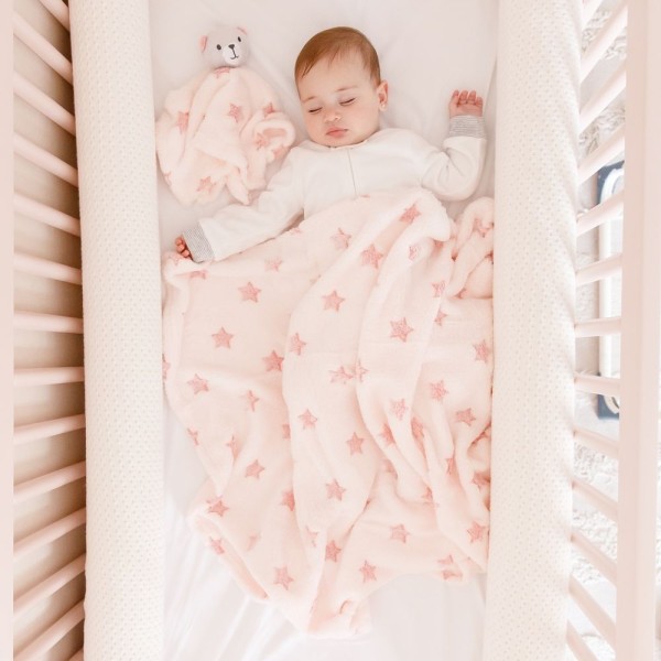 Encontraproduto.com.br - KIT MANTINHA COBERTOR INFANTIL SONINHO DO BEBE POLIÉSTER PELUCIA MACIA COM NANINHA ACONCHEGANTE BUBA Cor:Ursinho Estreli