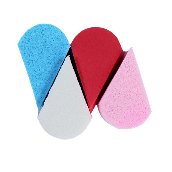 Encontraproduto.com.br - Kit 9 Esponjas Para Maquiagem Coloridas Diversos Formatos