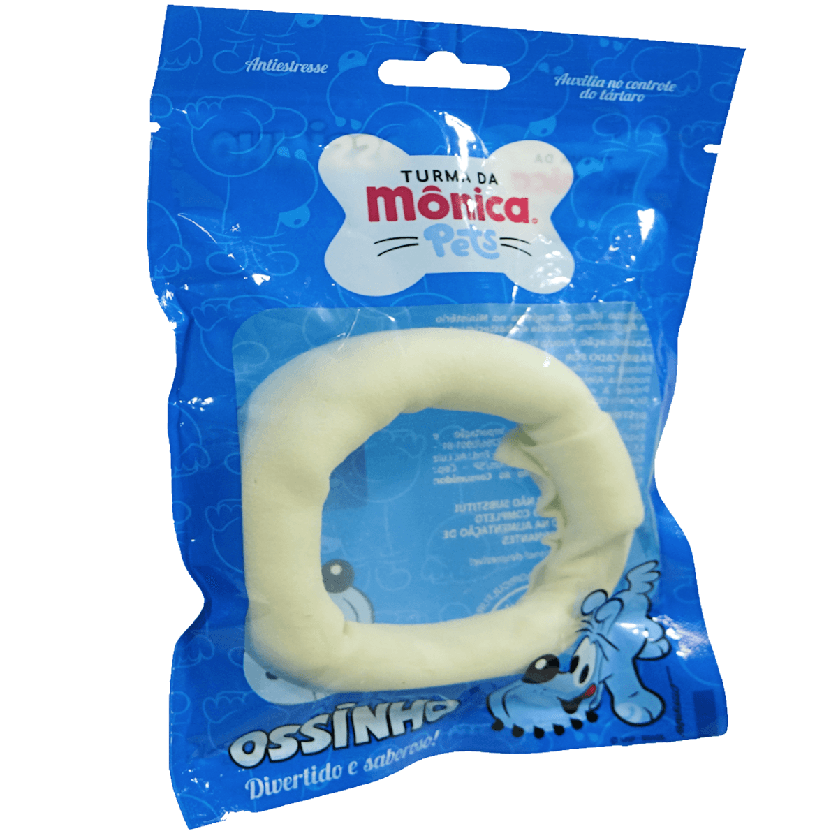 Osso Donut 4-5 Turma da Mônica Pets Contém 1 unidade Kit Com 10