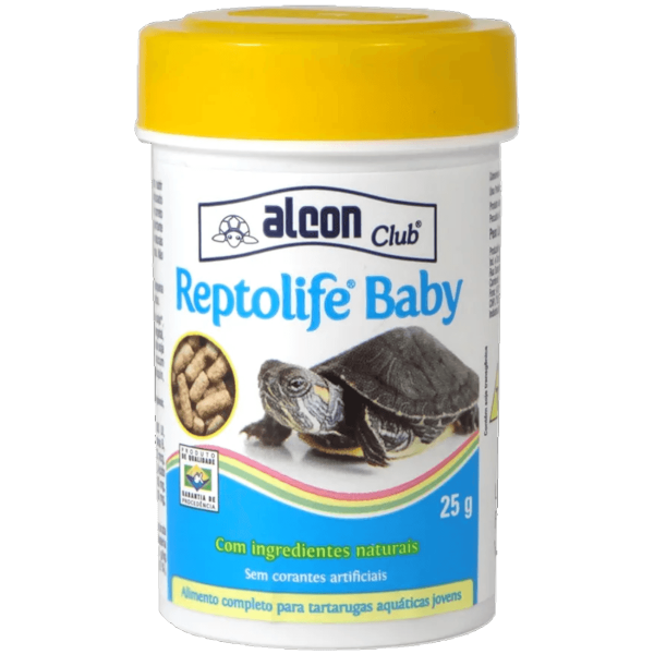 Encontraproduto.com.br - Alcon Club Reptolife Baby 25g Kit Com 5
