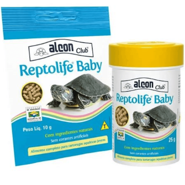 Encontraproduto.com.br - Alcon Club Reptolife Baby 25g Kit Com 5
