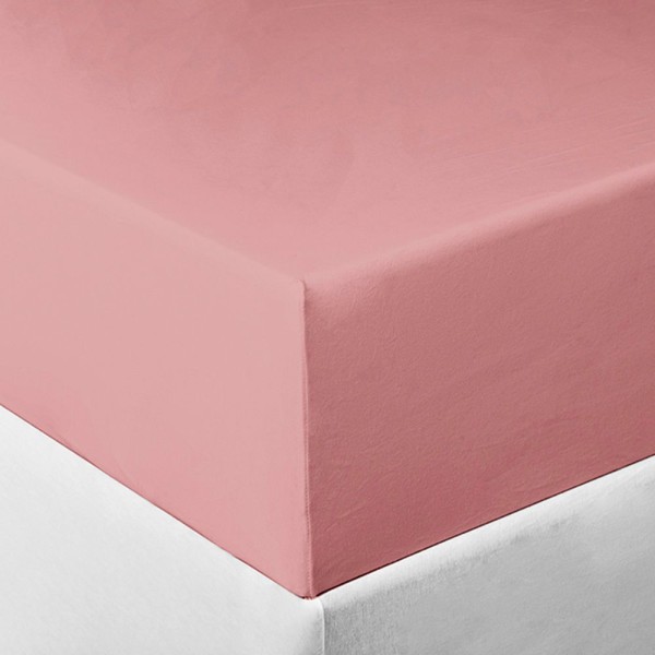 Encontraproduto.com.br - Lençol Tecebem Solteiro Malha C/ Elástico Liso 88cmx188mx30cm Rose