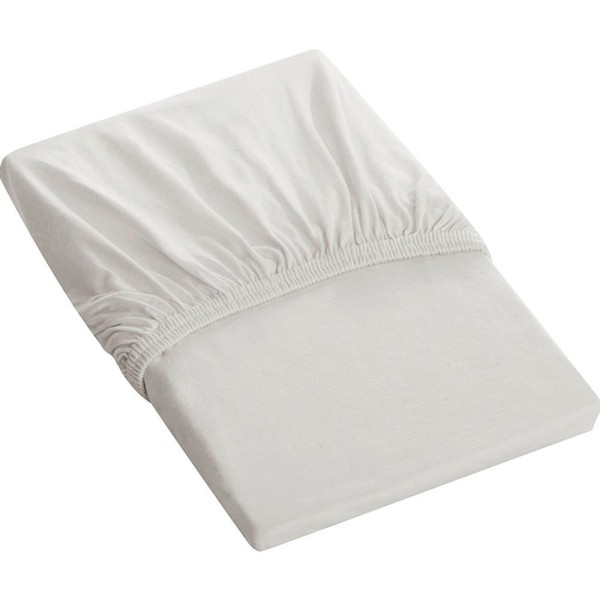 Encontraproduto.com.br - Lençol Tecebem Solteiro king Malha C/Elástico Liso Branco