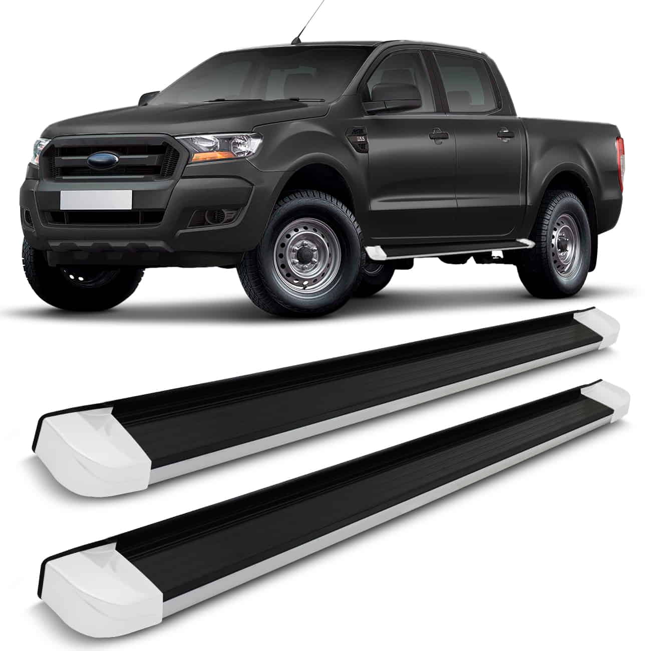 Encontraproduto.com.br - Estribo Lateral Ranger 2013 2014 2015 2016 2017 2018 2019 2020 2021 2022 Cabine Simples Plataforma