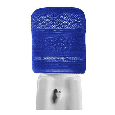 Encontraproduto.com.br - Capa de Galão de Agua Interlar Em Renda Retro 20 Litros Azul