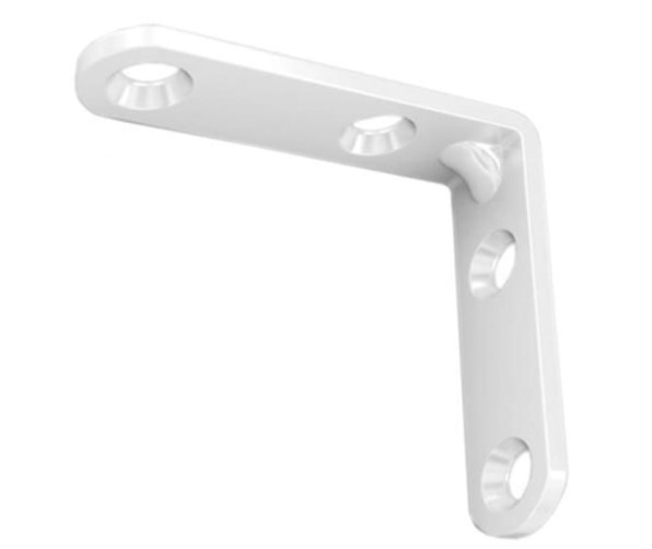 Encontraproduto.com.br - Kit 12 Suporte Prateleira Reforçada 10 X10cm Bucha E Parafuso