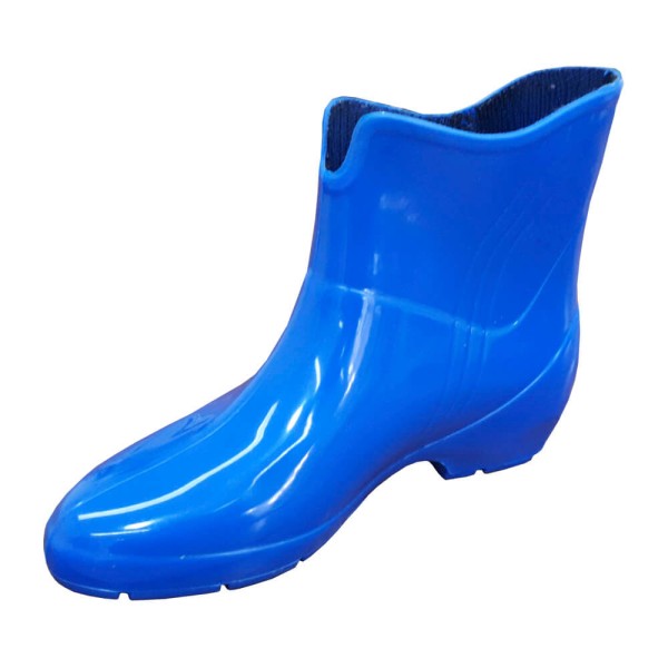 Encontraproduto.com.br - Bota de PVC Pat Sebastiana Cano Curto Azul