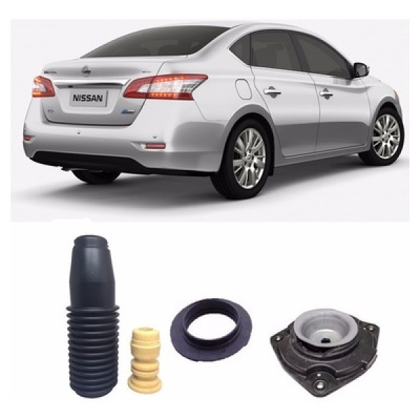 Encontraproduto.com.br - Kit Batente Coxim Amortecedor Direito Dianteiro Sentra 2014