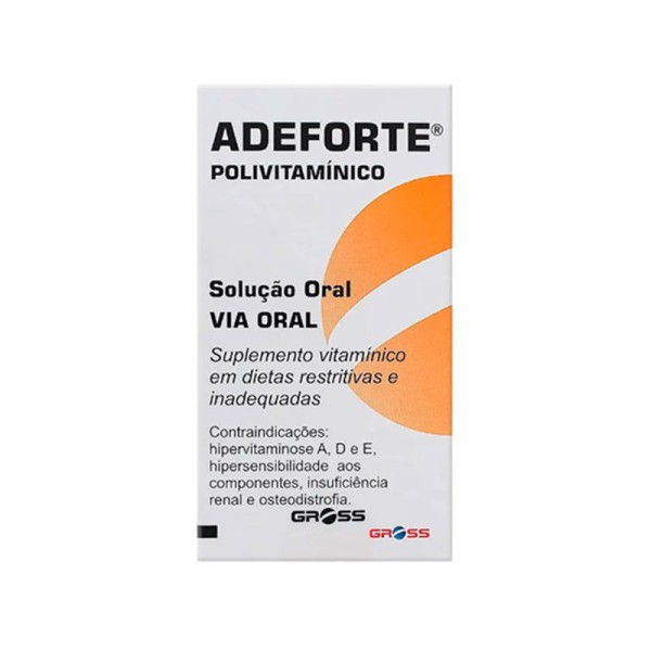 Encontraproduto.com.br - Adeforte Solução Oral Com 1 Ampola De 3ml