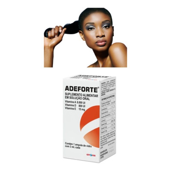 Encontraproduto.com.br - Suplemento Vitamínico Adeforte Gross 1 Ampola 3ml Solução Oral