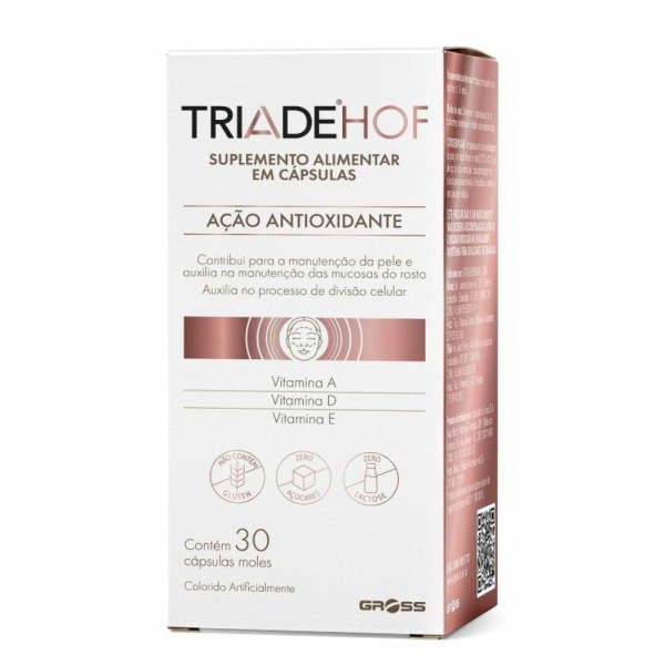 Suplemento Alimentar Triade Hof Ação Antioxidante 30 Cápsulas
