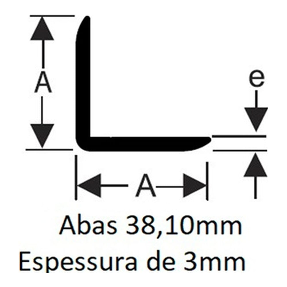 Encontraproduto.com.br - Cantoneira Rodapé Cp-381-2Mt Protetiva De Alumínio 38,1Mm Branca Com 2 Metros Decal