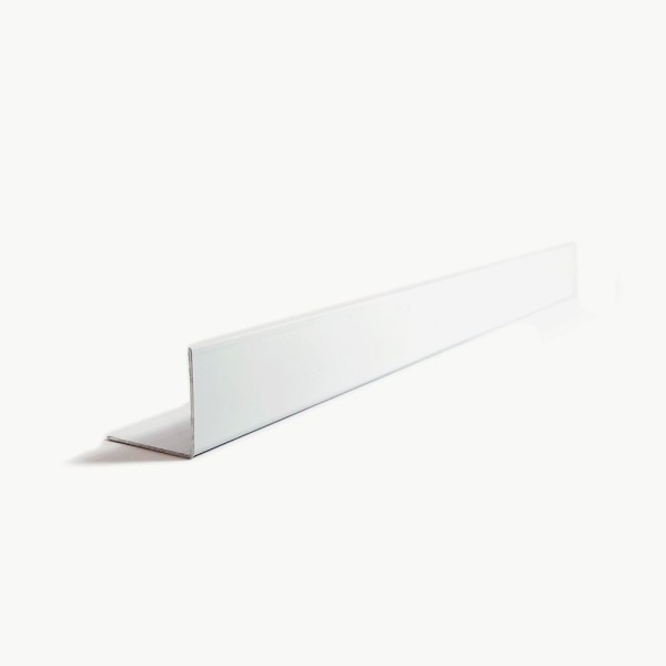 Encontraproduto.com.br - Cantoneira em L de Alumínio 1 Branco C/3 Metros Decal