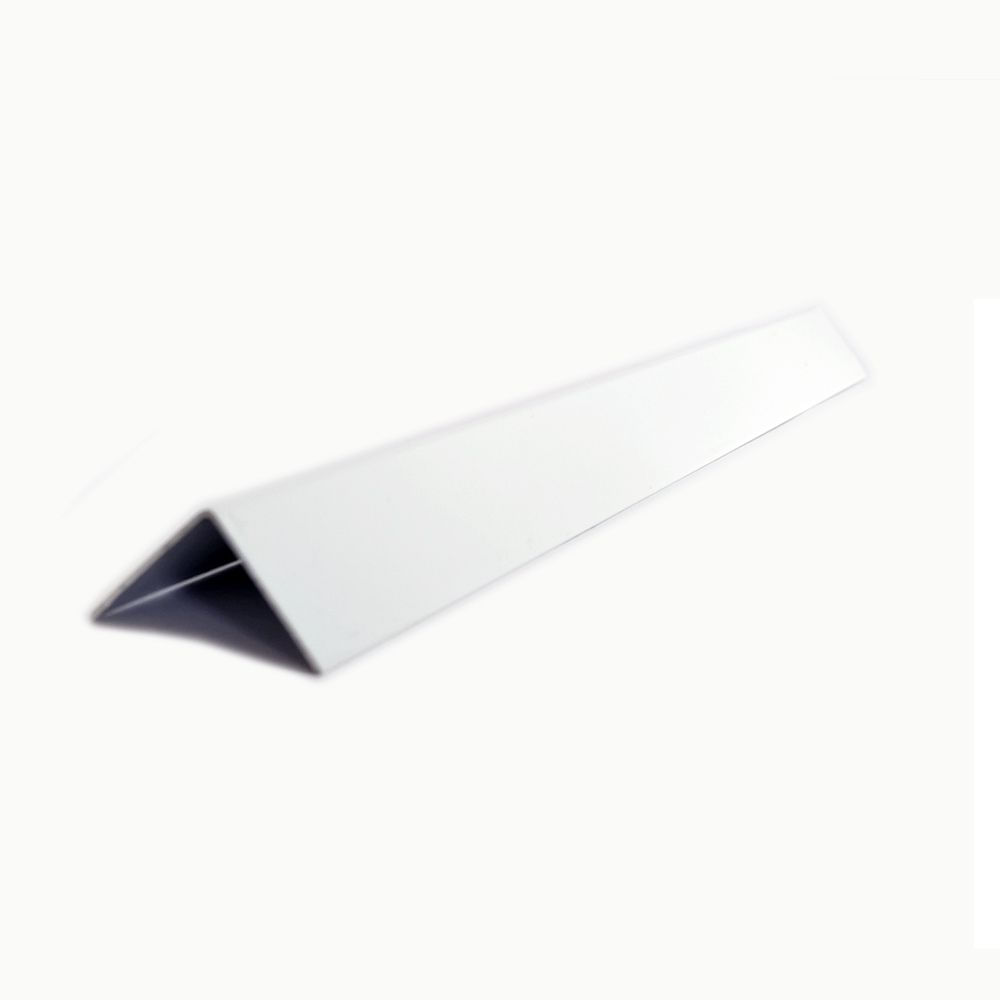 Encontraproduto.com.br - Cantoneira em L de Alumínio 1 Branco C/3 Metros Decal