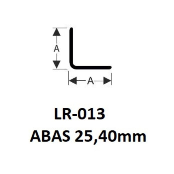 Encontraproduto.com.br - Cantoneira em L de Alumínio 1 Branco C/3 Metros Decal