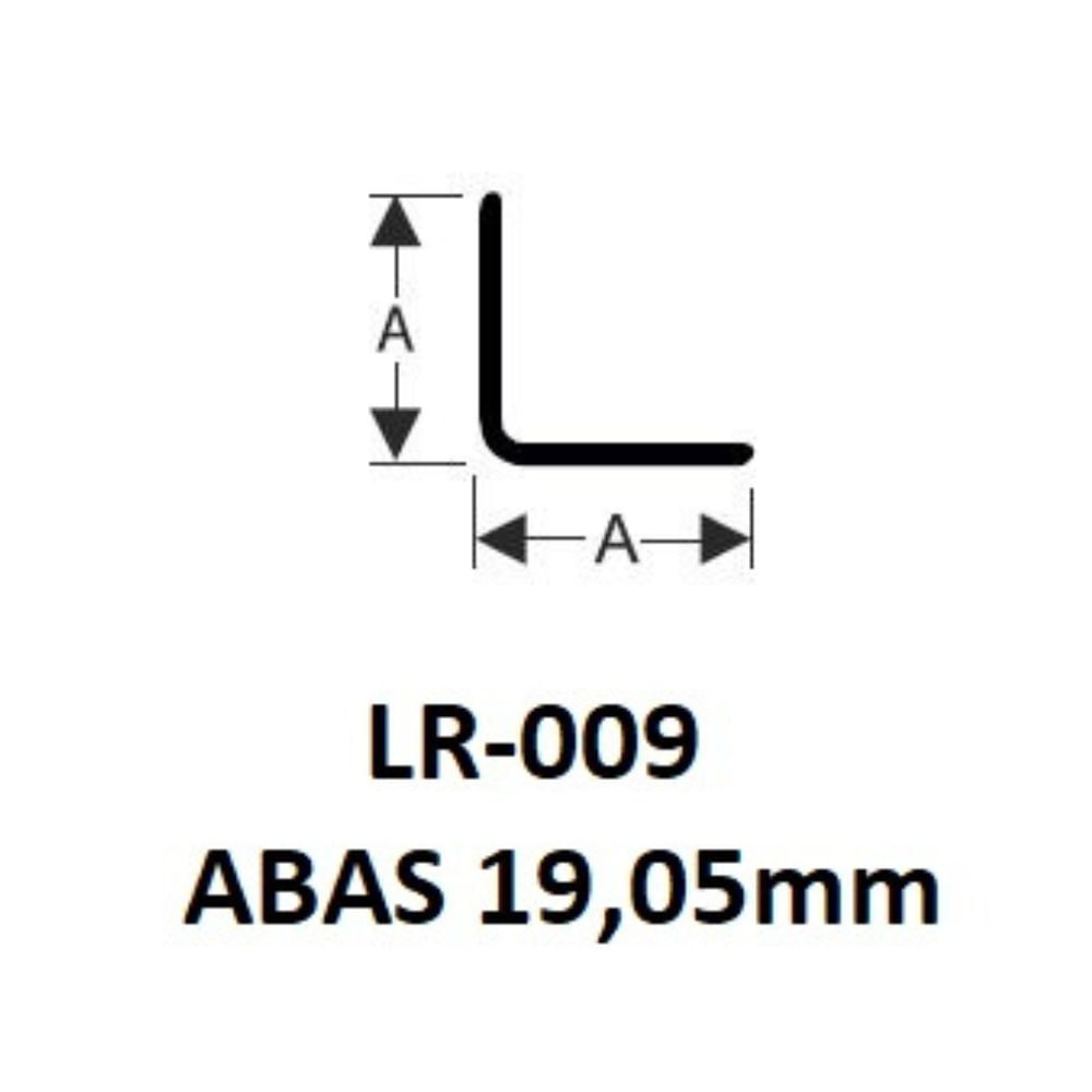 Encontraproduto.com.br - Cantoneira em L 3/4 Alumínio C/3 Metros Preto Decal
