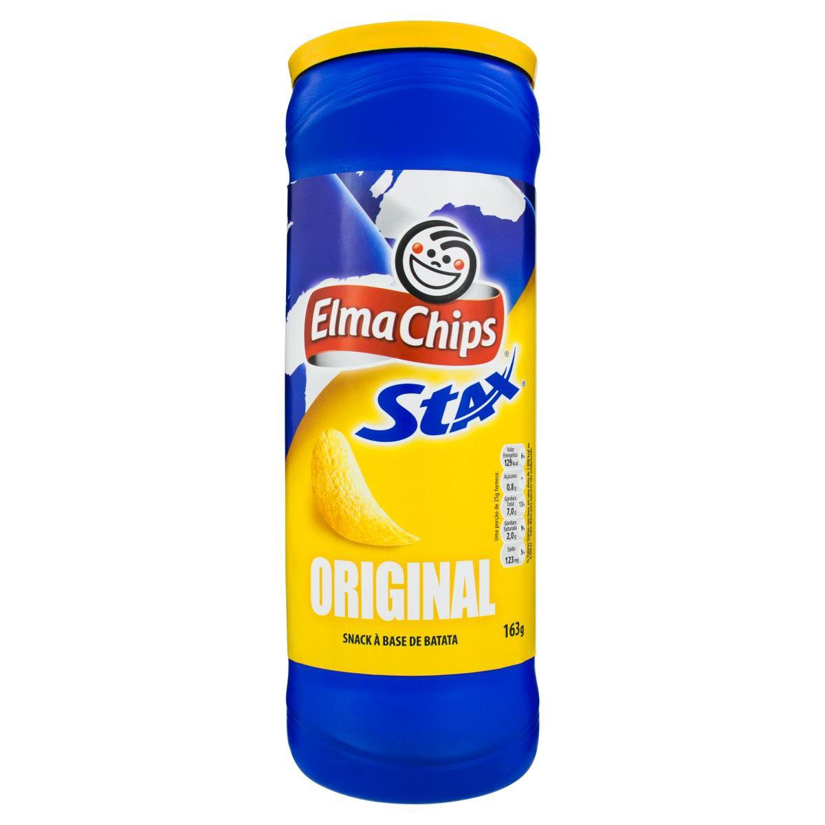 Encontraproduto.com.br - Batata Frita Elma Chips Stax Original 163g