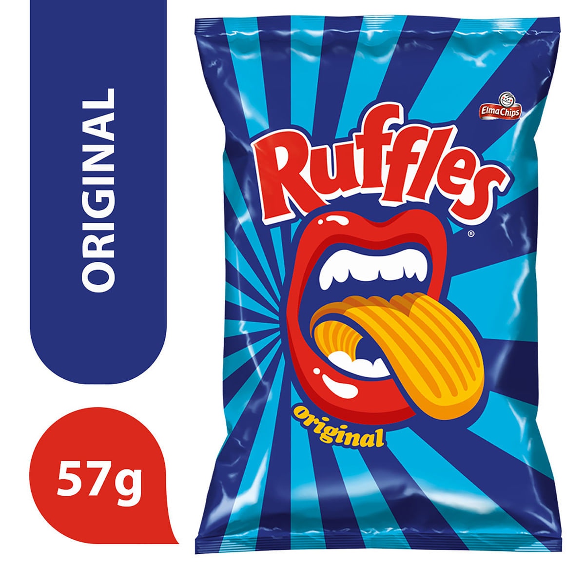 Encontraproduto.com.br - Batata Frita Ondulada Original Elma Chips Ruffles Pacote 57g