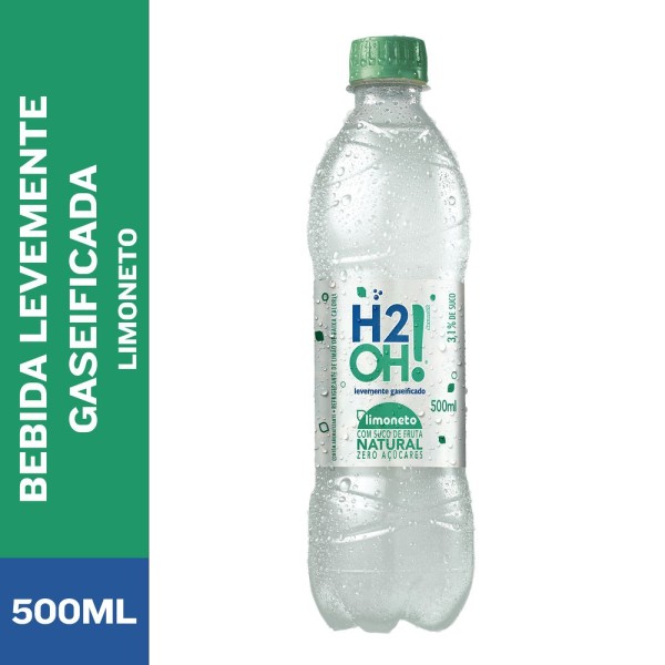 Encontraproduto.com.br - Agua Gaseificada H2oh Com Gás 500ml Limoneto