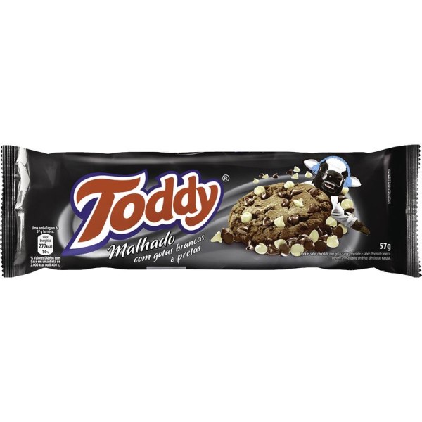 Encontraproduto.com.br - Biscoito Cookies Toddy Malhado Pacote com 57g