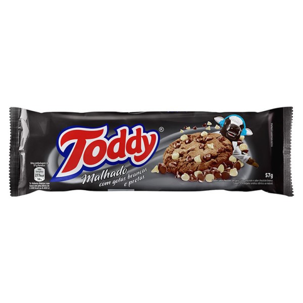 Encontraproduto.com.br - Biscoito Cookies Toddy Malhado Pacote com 57g