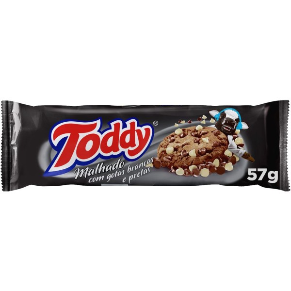 Encontraproduto.com.br - Biscoito Cookies Toddy Malhado Pacote com 57g