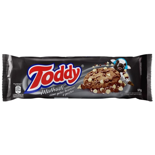 Encontraproduto.com.br - Biscoito Cookies Toddy Malhado Pacote com 57g