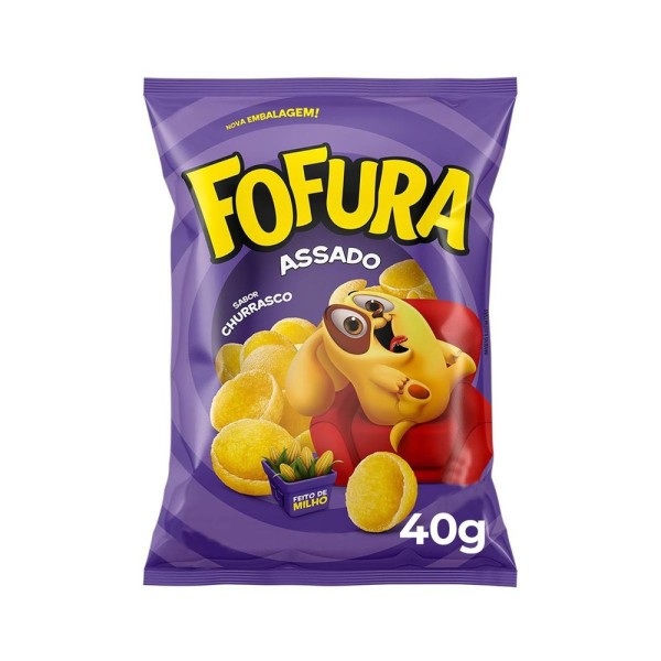 Encontraproduto.com.br - Salgadinho Fofura Jr Churrasco 40G