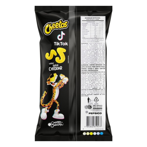 Encontraproduto.com.br - Salgadinho Cheetos Tik Tok Cheddar 75g
