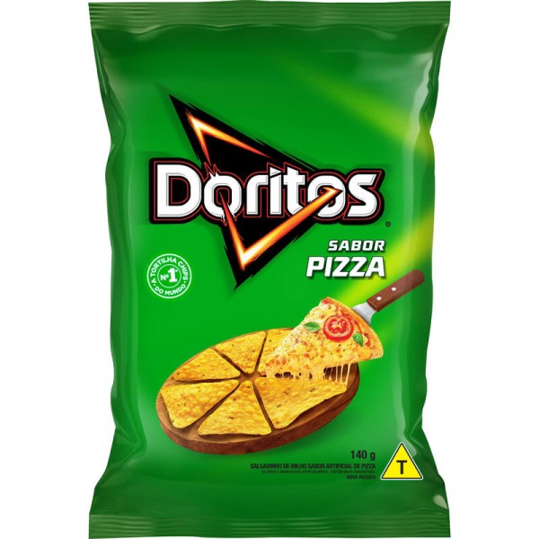 Salgadinho Elma Chips Doritos Pizza Pacote com 140g