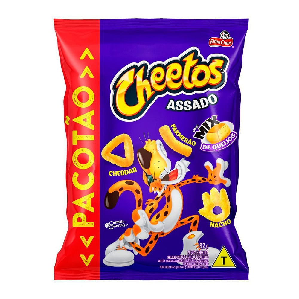 Encontraproduto.com.br - Salgadinho Cheetos Mix Queijos Elma Chips 82g