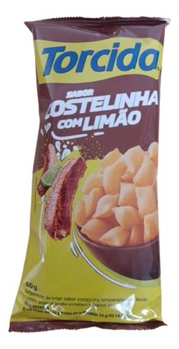 Encontraproduto.com.br - Salgadinho Lucky Torcida Costelinha com limão Pacote com 60g