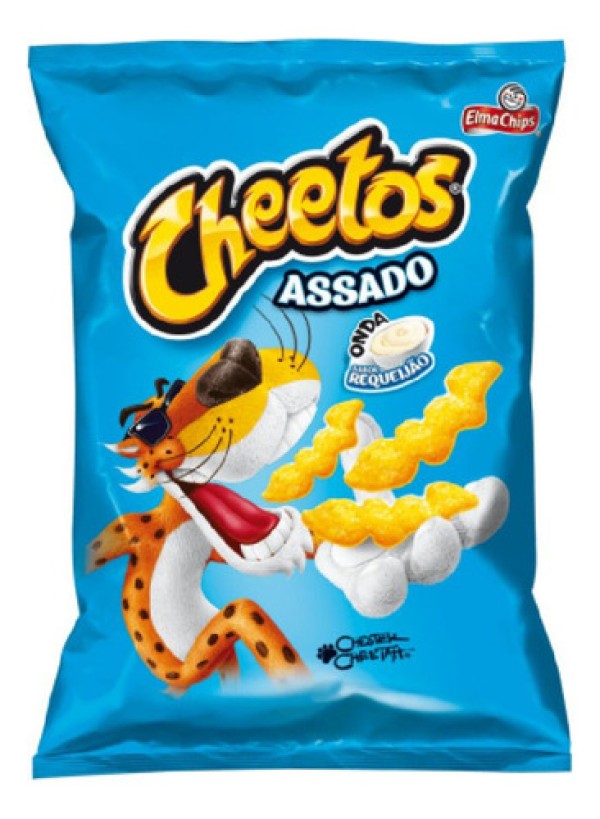 Salgadinho de Milho Assado onda Requeijão Elma chips cheetos pacotão 105g