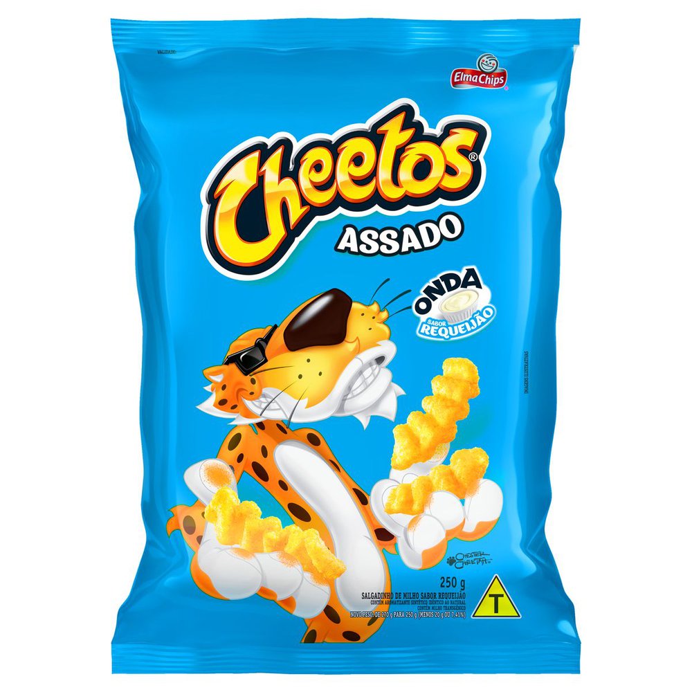 Encontraproduto.com.br - Salgadinho Cheetos Onda Requeijão 250g - Elma Chips