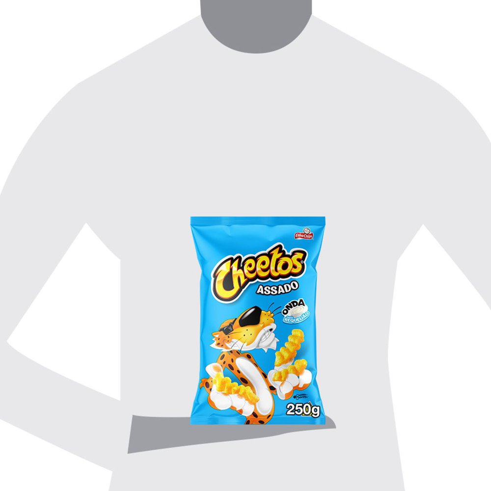 Encontraproduto.com.br - Salgadinho Cheetos Onda Requeijão 250g - Elma Chips