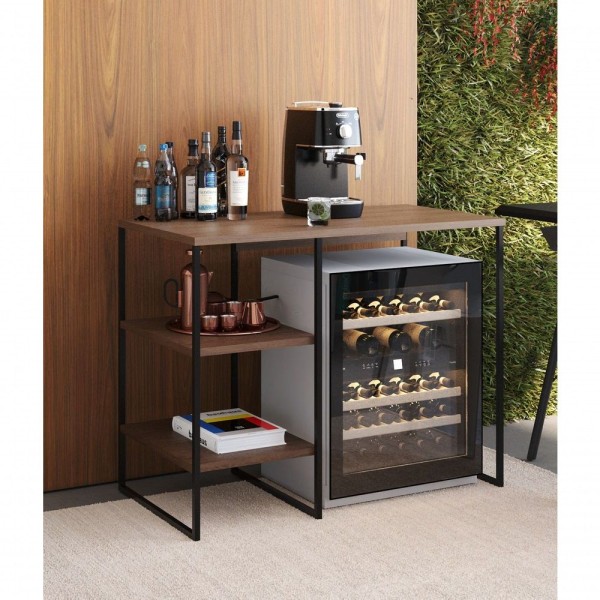Encontraproduto.com.br - Aparador Industrial P/ Cervejeira C/2 Prateleiras 95x75x50cm