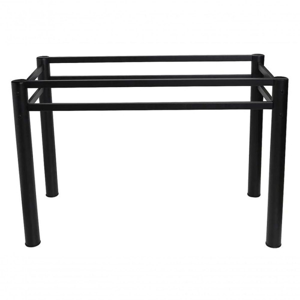 Encontraproduto.com.br - Base Retangular Para Mesa Jantar Vidro Pedra Madeira 1,50mx80 Cor:preto