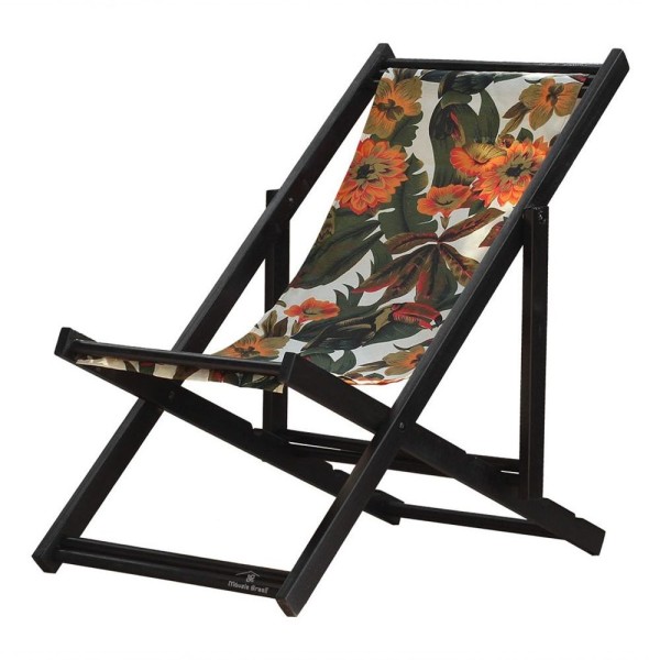 Encontraproduto.com.br - Espreguiçadeira Preguiçosa Dobrável Black Cb-tucano