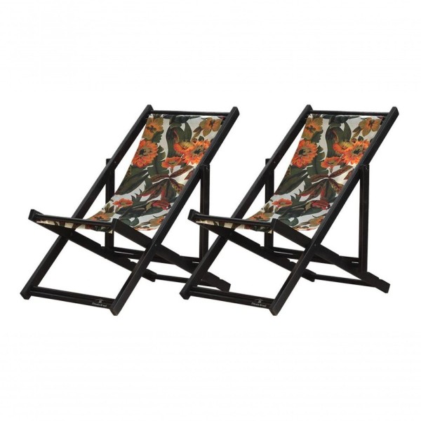 Encontraproduto.com.br - Kit 2 Espreguiçadeiras Dobrável Black Sb-tucano