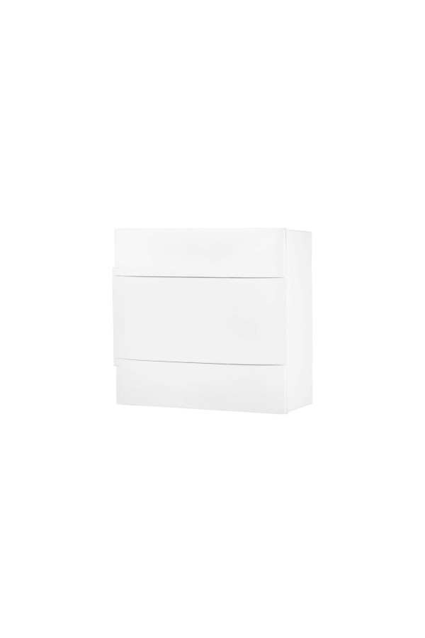 Encontraproduto.com.br - Quadro Din De Distribuição Sobrepor Pvc 8 Módulos Branco - 134108 - Cemar