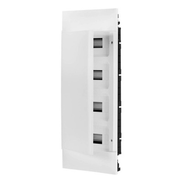 Encontraproduto.com.br - Quadro Din De Distribuição Embutir Pvc 48 Módulos Branco - 135004 - Cemar