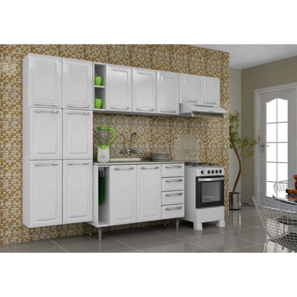 Encontraproduto.com.br - Armário Aéreo Diamante com 3 Portas Itatiaia