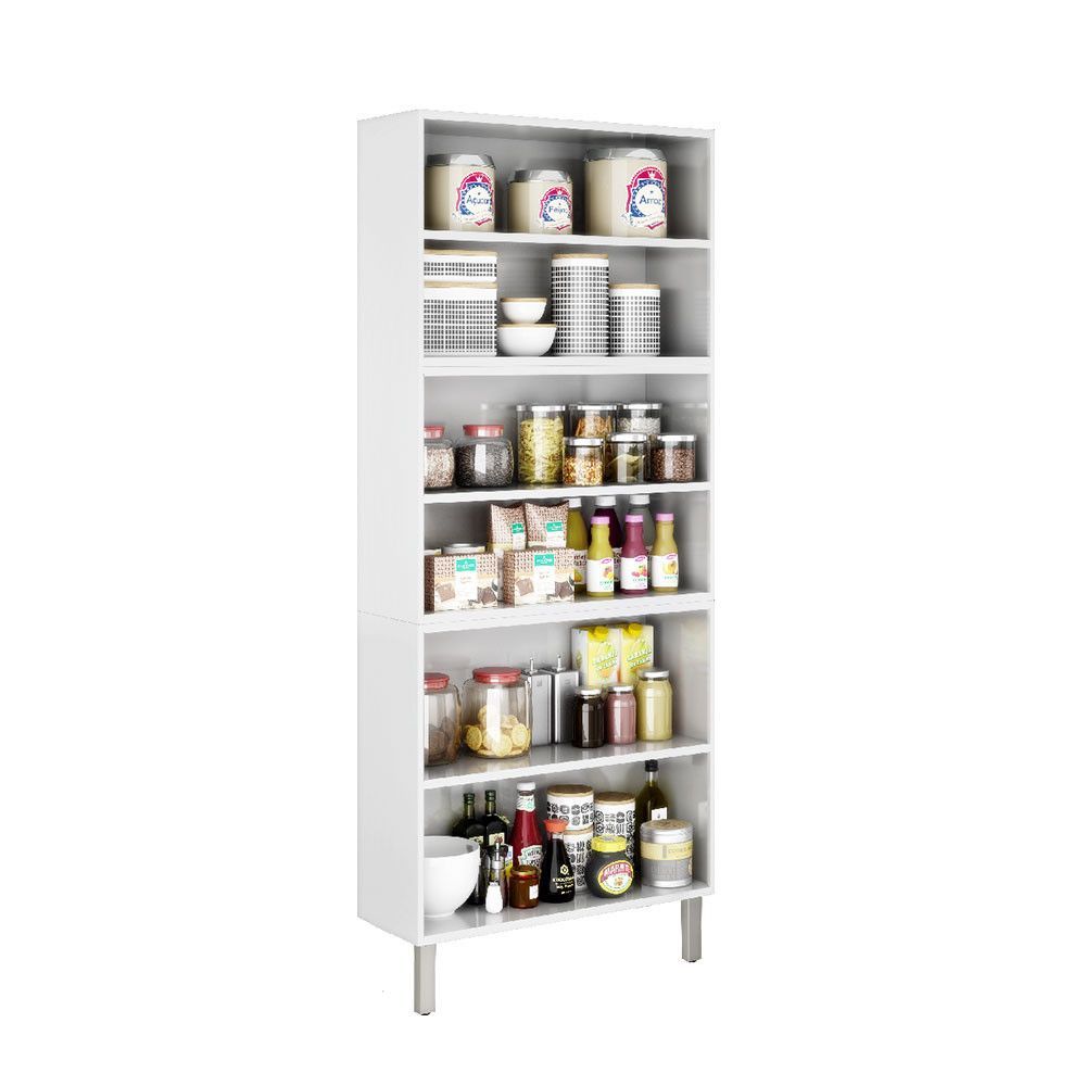 Encontraproduto.com.br - Paneleiro Itatiaia Duplo em Aço Branco 6 Portas Tarsila