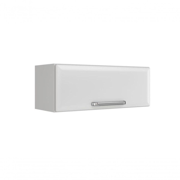 Encontraproduto.com.br - Armário Aéreo de Cozinha Branco 1 Porta Horizontal Luce